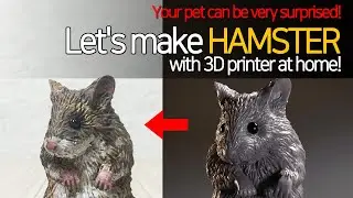 Let's make HAMSTER with 3D printer at home!