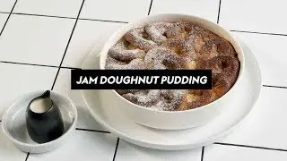 This Jam Doughnut Pudding Is What Dreams Are Made Of | delicious. Australia