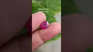 Natural Ruby Stone , Yaqoot Pathar