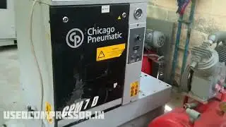 CP 7.5HP Screw Compressor For Sale in Coimbatore, India | Tank Mounted