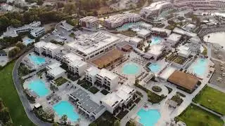 Elissa adults only resort in kallithea Rhodes by drone