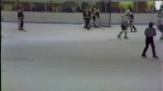 Charlottetown Midget Hockey 1987 Leclair Goal