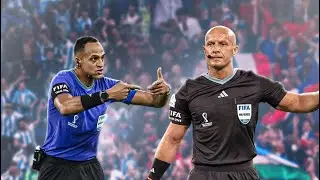Who will referee the World Cup final in 2022 between Argentina and France?