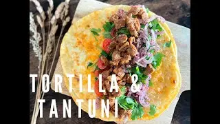TORTILLA & TANTUNI WITH SOURDOUGH DISCARD | EKŞİ MAYA ARTIĞI İLE LAVAŞ VE TANTUNİ