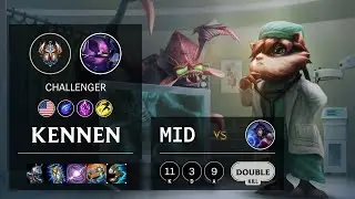Kennen Mid vs Ahri - NA Challenger Patch 10.18