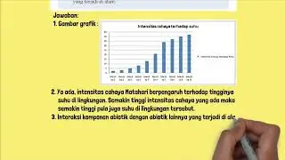Buatlah Grafik Hubungan Antara Intensitas Cahaya Matahari dengan Suhu Percobaan Aktivitas 6.4