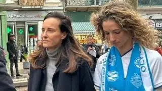 Obs&egrave;ques Rolland Courbis &agrave; Marseille : les mots bouleversant de sa femme Clara 