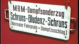Montafonerbahn Steam 1992