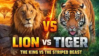 Lion vs Tiger 🦁🐯 | Who Would Win the Ultimate Big Cat Battle? 