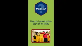 #AskUSADA - How can I promote clean sport on my team?