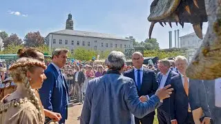 Oberpfalztag in Amberg: Der bayerische Ministerpr&auml;sident Markus S&ouml;der beim Oberpfalztag in Amberg