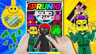 [Paper Diy] BLIND BOOK // Spunki in Squid Game 2 #paperdiy  #cim #sprunki