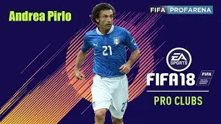 FIFA 18 PRO Club Andrea Pirlo Face