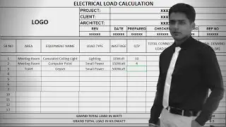 Electrical Load Calculation | Automated Load Estimation Excel Sheet for Home & Building Projects