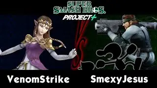 P+ | VenomStrike (Zelda) vs SmexyJesus (Game & Watch, Snake)