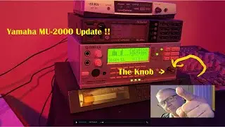 Yamaha MU-2000 Update - I got the knob!! #midi #yamama
