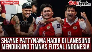 Kata Shayne Pattynama Setelah Menonton Pertandingan Timnas Futsal Indonesia vs Irak
