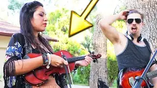She Plays Violin like a Guitar
