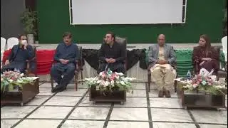 Chairman PPP Bilawal Bhutto Zardari addressing to Media person's at Bilawal House.