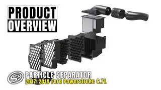 S&B Truck Particle Separator for 2017-2019 Ford Powerstroke 6.7L