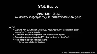 SQL Basics: How To Use An INNER JOIN and Why