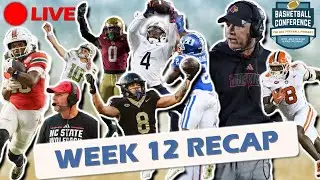 LIVE Week 12 ACC Football Recap | GT survives, UVA handles Duke, Louisville upset + Franklin to VT?