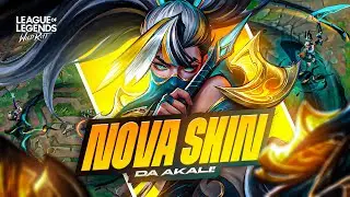 AKALI CALIGRAFIA CHEGOU COM MAIS DANO? NOVA SKIN ABSURDA DE LINDA! | LoL Wild Rift