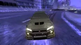 Nissan GTR R34 on the Wangan