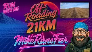 Virtual Treadmill Run Trail Run Downhill Adventure!  Off-Roading Through the Trails 21km