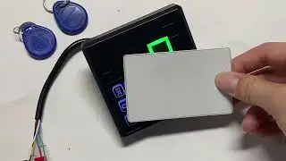 RFID Access Control Card Reader Support EM/ID Card 125kHz RS232/485 UART Keypad Card Reader #reader