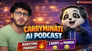 &ldquo;CarryMinati Got Roasted by Poor Panda&rdquo; 🐼🔥| @CarryMinati | Poor Panda Podcast 🎙️🥸