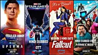 Superman 2025 Trailer Hindi | Minecraft Movie Ott Hindi Date| Fallout Season 2 Hindi Dubbed & More