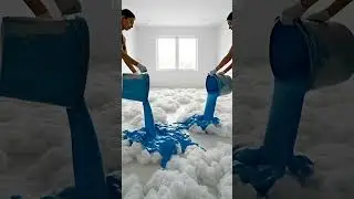 Cloud Resin Floor Install + Mirror Polish (ASMR) | Satisfying Bedroom Setup