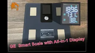 GE Smart Scale for Body Weight with All in one LCD Display