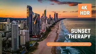 4K HDR SUNSET OVER THE GOLD COAST RELAXATION VIDEO (Demo version)