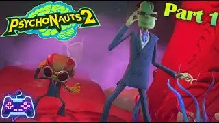 Psychonauts 2 (Xbox Series X) (Xclusive Playthrough - Part 1) The Psychic Warriors Are Back!
