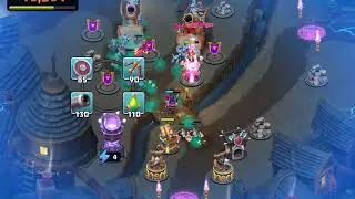 Castle Creeps Gauntlet full wave 49.450 puts. 2 Level 24 Heroes