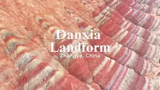 🌈 Zhangye Danxia: The Rainbow Mountains of China | 4K Drone Aerial Tour 🏜️