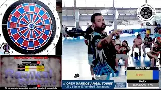 II OPEN de dardos &Agrave;NGEL TOBIES - Individual nivel 2 - IBADILLOTE vs MARK - 17_14