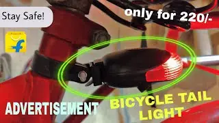 Bicycle Laser Tail Light 2 Laser 5 LED 7 Modes Safety Rear Light LED / ADVERTISEMENT 2021