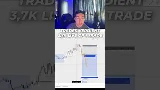 LIVE 3,7K verdient met 1 trade EURUSD short 📉 #forex #crypto #investeren