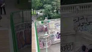 INSANE PARKOUR LINE over death drop 😳