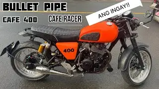 POV: TEST RIDE CAFE 400 cafe racer build (dual bullet pipe)