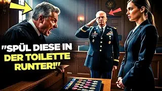 Der Richter nannte ihre Orden Fälschung dann salutierte sie ein Vier-Sterne-General