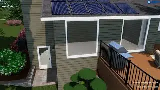 Omaha garage enlargement, dining room addition and stairway relocation with new deck