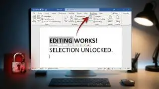 You can't make this change because this selection is locked - Solution 2