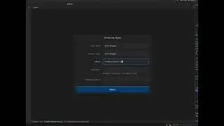 Textual web service signup dialog