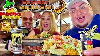 Mannywise Sin City Family & Big Guy Appetite TAKE SCORPION SHOTS at Nacho Daddy Las Vegas