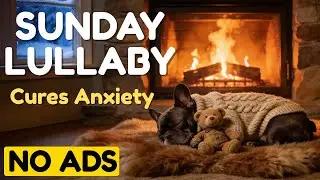 Puppy Lullaby for Sunday Scaries 💤 Calming Jazz to Stop Crying & Anxiety (Science-Based Sleep Aid)