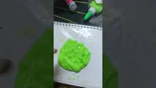 Making Snow slime!! 